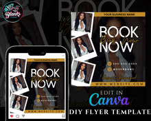 Load image into Gallery viewer, Book Now Flyer Template