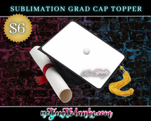 Load image into Gallery viewer, Sublimation MDF Graduation Hat Topper