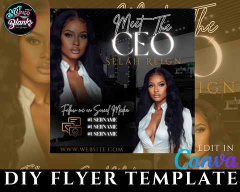 Meet the CEO Flyer Template