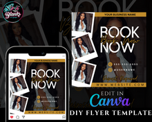 Load image into Gallery viewer, Book Now Flyer Template
