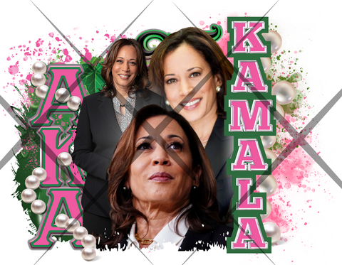 Kamala Harris PNG | Digital | Harris Digital File | Harris 2024 | Template | Election 24 | Sorority | Pearls