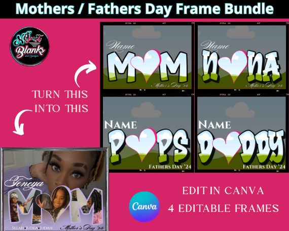 Mother’s / Father's Day Frame Template