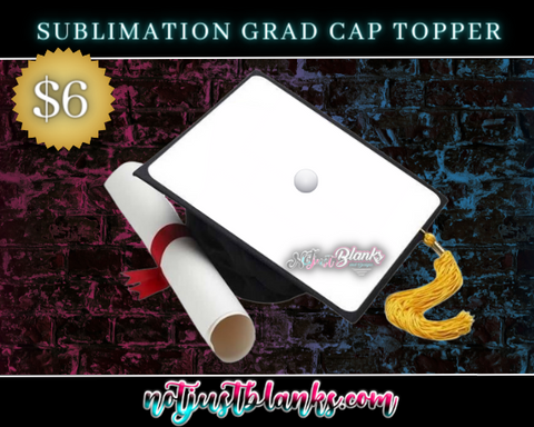 Sublimation MDF Graduation Hat Topper