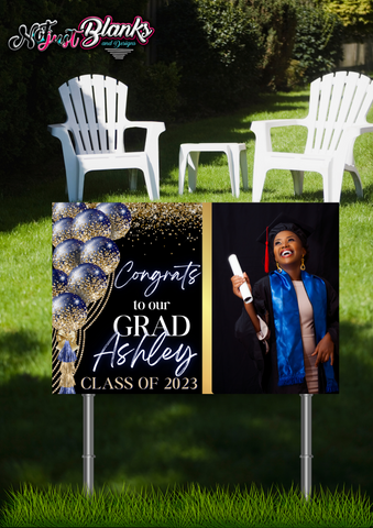 2023 Graduation Balloon Yard Sign Template