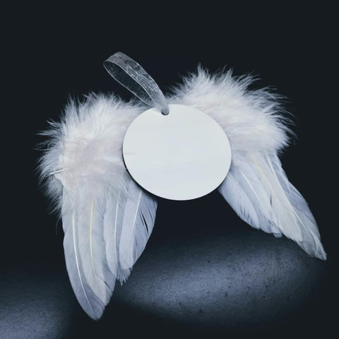 Double Sided Angel Wing Sublimation Ornaments